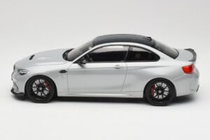 BMW M2 F87 CS Hockenheim Silver Jantes Pretas Minichamps 1:18 155021024 Metal - imagem 3 de 6