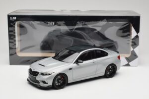 BMW M2 F87 CS Hockenheim Silver Jantes Pretas Minichamps 1:18 155021024 Metal - imagem 6 de 6