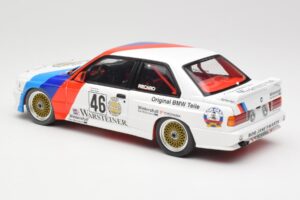 BMW M3 E30 #46 R. Ravaglia / E. Pirro WTCC Calder Park 1987 Minichamps 1:18 180872046-O Metal - imagem 7 de 8