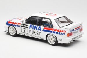 BMW M3 E30 #7 Fina J. Cecotto DTM 1992 AUTOart 1:18 89246 Metal - imagem 6 de 7