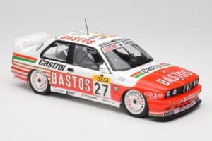 BMW M3 E30 #27 Bigazzi Team S. Soper / A. Hahne 4th Place 24 Hours of Spa 1990 Minichamps 1:18 155902027 Metal - imagem 4 de 6
