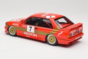BMW M3 E30 #7 D. Quester 2nd Place Guia Race Macau 1987 Minichamps 1:18 155872007 Metal - imagem 5 de 6