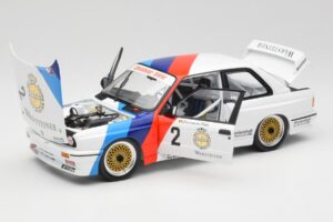 BMW M3 E30 #2 Warsteiner E. van de Poele DTM Champion 1987 Minichamps 1:18 80430396026-O Metal - imagem 2 de 8