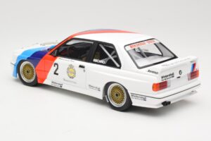 BMW M3 E30 Zackspeed #2 E. van de Poele Champion DTM 1987 Minichamps 1:18 155872002 Metal - imagem 5 de 6