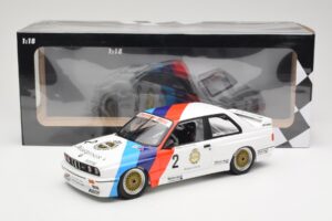 BMW M3 E30 Zackspeed #2 E. van de Poele Champion DTM 1987 Minichamps 1:18 155872002 Metal - imagem 6 de 6