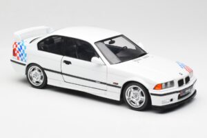 BMW M3 E36 Lightweight Branco Solido 1:18 S1803903 Metal - imagem 6 de 8