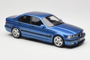 BMW M3 E36 Sedan Azul Otto 1:18 OT1082 Resina - imagem 4 de 6