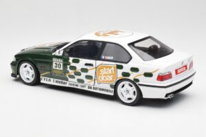 BMW M3 E36 Strafo Tic Tac Branco Solido 1:18 S1803906 Metal - imagem 7 de 8