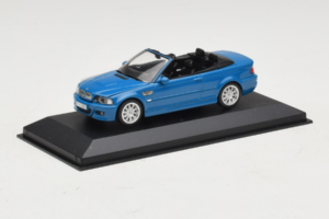 BMW M3 E46 Cabriolet Azul Minichamps 1:43 BMW015 Metal - imagem 2 de 4