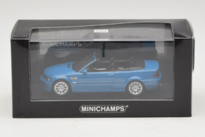 BMW M3 E46 Cabriolet Azul Minichamps 1:43 BMW015 Metal - imagem 4 de 4