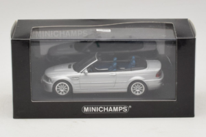BMW M3 E46 Cabriolet Prata Minichamps 1:43 80420024430-R1 Metal - imagem 4 de 5
