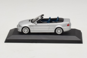 BMW M3 E46 Cabriolet Prata Minichamps 1:43 80420024430-R1 Metal