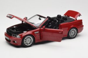 BMW M3 E46 Cabriolet Vermelho Kyosho 1:18 08505R Metal - imagem 2 de 8