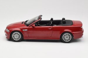 BMW M3 E46 Cabriolet Vermelho Kyosho 1:18 08505R Metal - imagem 4 de 8