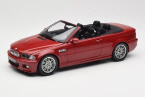 BMW M3 E46 Cabriolet Vermelho Kyosho 1:18 08505R Metal