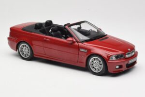BMW M3 E46 Cabriolet Vermelho Kyosho 1:18 08505R Metal - imagem 6 de 8
