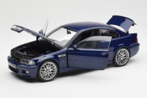BMW M3 E46 Azul Kyosho 1:18 08503BL Metal - imagem 2 de 8