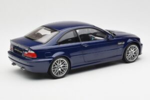 BMW M3 E46 Azul Kyosho 1:18 08503BL Metal - imagem 3 de 8