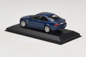 BMW M3 E46 Azul Minichamps 1:43 BMW014 Metal - imagem 3 de 4