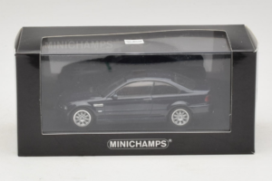 BMW M3 E46 Azul Escuro Minichamps 1:43 80420009763-R1 Metal - imagem 4 de 4