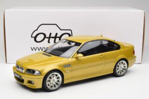 BMW M3 E46 Phoenix Amarelo Otto 1:12 G025 Resina - imagem 6 de 6