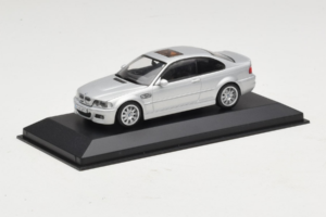 BMW M3 E46 Prata Minichamps 1:43 BMW013 Metal - imagem 2 de 4