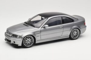 BMW M3 E46 CSL Prata Kyosho 1:18 08506S Metal