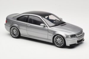 BMW M3 E46 CSL Prata Kyosho 1:18 08506S Metal - imagem 6 de 8