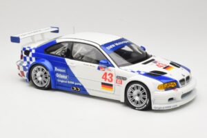 BMW M3 E46 GTR #24 D. Muller / J. Muller / H.-J. Stuck ALMS 2001 Minichamps 1:18 80430139184 Metal - imagem 6 de 8
