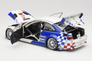 BMW M3 E46 GTR #42 J. Muller / J.J. Lehto ALMS 2001 Minichamps 1:18 80430139183 Metal - imagem 5 de 8