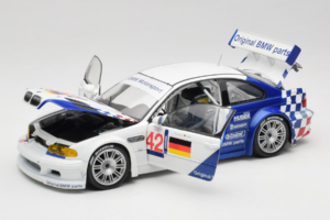 BMW M3 E46 GTR #42 J. Muller / J-J. Lehto ALMS 2001 Minichamps 1:18 80430139183-R1 Metal - imagem 2 de 8