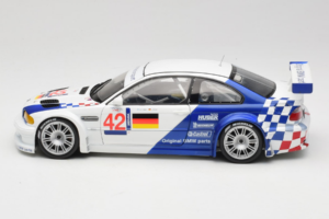 BMW M3 E46 GTR #42 J. Muller / J-J. Lehto ALMS 2001 Minichamps 1:18 80430139183-R1 Metal - imagem 4 de 8