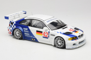 BMW M3 E46 GTR #42 J. Muller / J-J. Lehto ALMS 2001 Minichamps 1:18 80430139183-R1 Metal - imagem 6 de 8