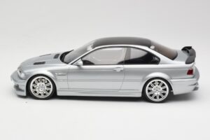 BMW M3 E46 GTR Prata Otto 1:18 OT1128 Resina - imagem 3 de 6