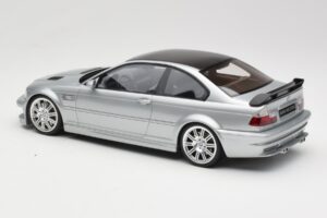 BMW M3 E46 GTR Prata Otto 1:18 OT1128 Resina - imagem 5 de 6