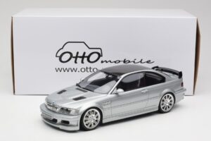 BMW M3 E46 GTR Prata Otto 1:18 OT1128 Resina - imagem 6 de 6