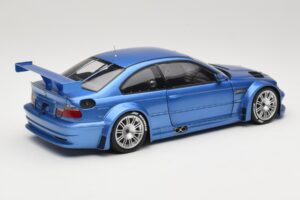 BMW M3 E46 GTR Street Azul Minichamps 1:18 80430302540 Metal - imagem 3 de 8