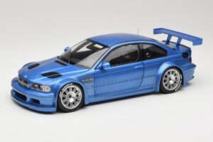 BMW M3 E46 GTR Street Azul Minichamps 1:18 80430302540 Metal