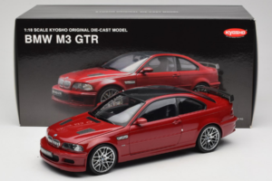 BMW M3 E46 GTR Street Vermelho Kyosho 1:18 08507R Metal - imagem 8 de 8