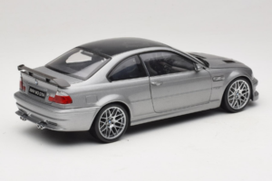 BMW M3 E46 GTR Street Cinzento Prateado Kyosho 1:18 08507S Metal - imagem 3 de 8