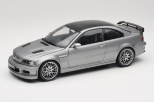 BMW M3 E46 GTR Street Cinzento Prateado Kyosho 1:18 08507S Metal