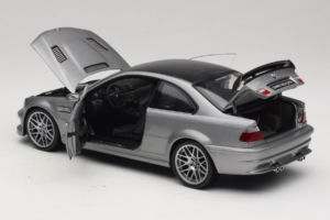 BMW M3 E46 GTR Street Cinzento Prateado Kyosho 1:18 08507S Metal - imagem 5 de 8