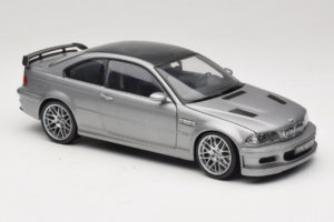 BMW M3 E46 GTR Street Cinzento Prateado Kyosho 1:18 08507S Metal - imagem 6 de 8