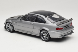 BMW M3 E46 GTR Street Cinzento Prateado Kyosho 1:18 08507S Metal - imagem 7 de 8
