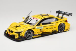 BMW M3 E92 #22 T. Glock BMW Team MTEK DTM 2013 Minichamps 1:18 100132222 Metal - imagem 2 de 8