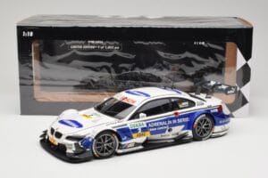 BMW M3 E92 #2 D. Werner BMW Team Schnitzer DTM 2013 Minichamps 1:18 100132202 Metal - imagem 8 de 8