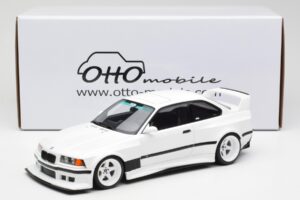 BMW M3 GTR E36 Khyzyl Saleem Alpine Branco Otto 1:18 OT1051 Resina - imagem 6 de 6