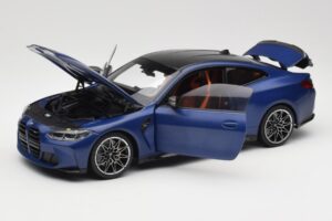 BMW M4 G82 Azul Metallic Minichamps 1:18 113020123 Metal - imagem 2 de 8