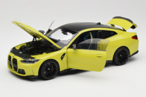 BMW M4 G82 Amarelo Edição Concessionário Minichamps 1:18 80435A51949-R1 Metal - imagem 2 de 10