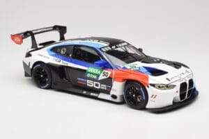 BMW M4 GT3 Ceccato Racing #50 T. Glock DTM Imola 2022 Minichamps 1:18 113222050 Metal - imagem 6 de 8